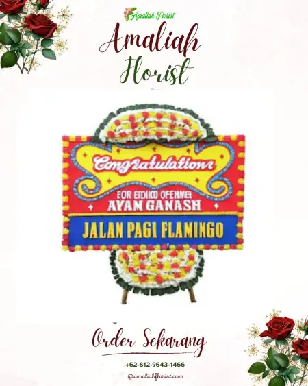 Sewa Papan Bunga Bujung Dewa